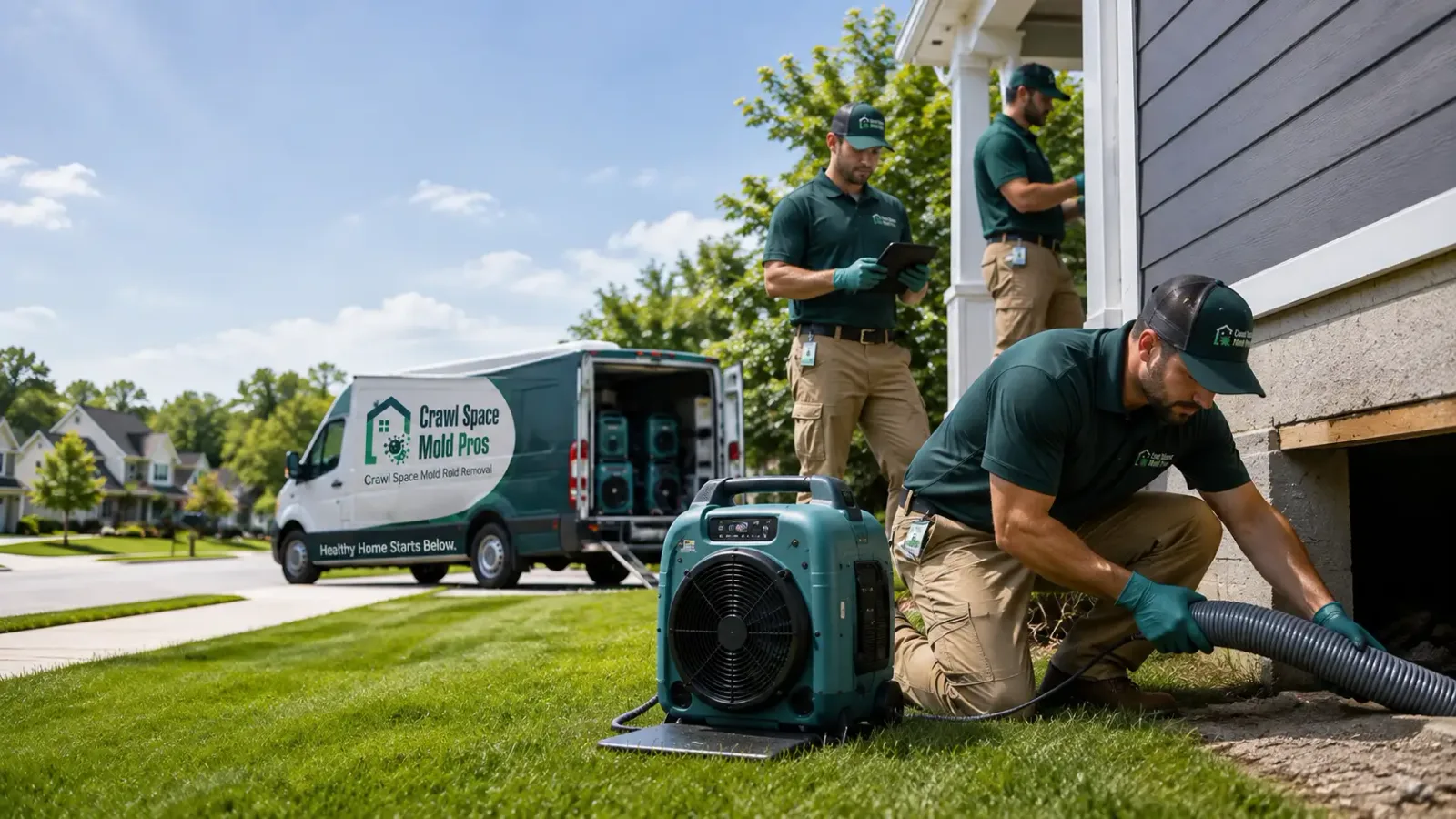 Crawl Space Mold Removal in Biggsville, IL